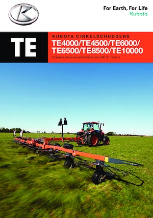 Döner ot toplayıcıları Kubota TE10514C
