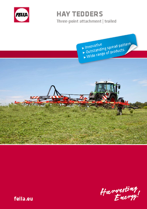 Rotary tedders Fella TH 6606 DN