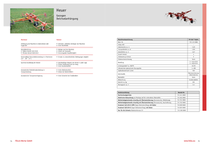 Döner ot toplayıcıları Fella TH 540 T Hydro