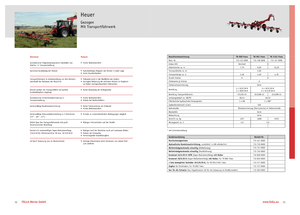 Rotary tedders Fella TH 800 Trans