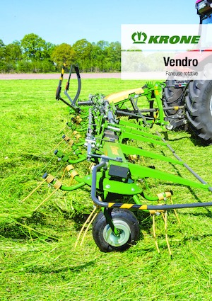 Rotary tedders Krone Vendro 470
