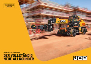 Üst yapılı teleskopik yükleyiciler JCB 558-210R PRO
