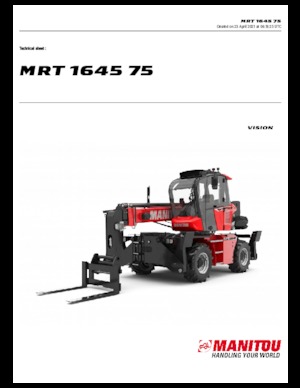 Rotating telehandlers Manitou MRT 1645-400 75 D