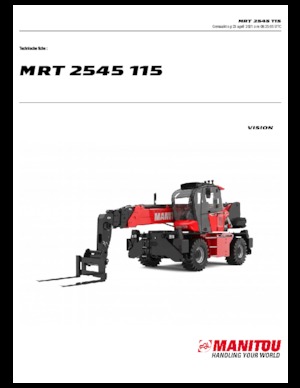 Rotating telehandlers Manitou MRT 2545-400 115 D