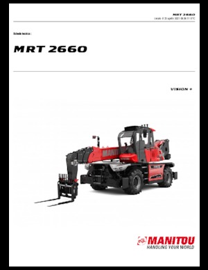 Üst yapılı teleskopik yükleyiciler Manitou MRT 2660-360 160 Y