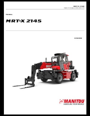 Rotating telehandlers Manitou MRT-X 2145