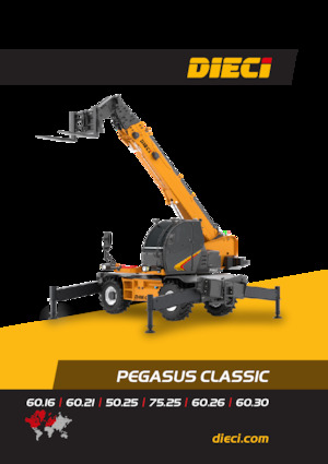 Üst yapılı teleskopik yükleyiciler Dieci Pegasus 60.26