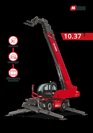 Rotating telehandlers MAGNI RTH 10.37