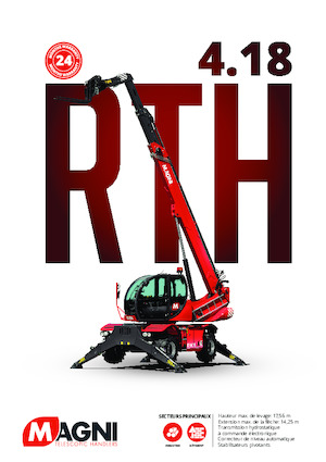 Rotating telehandlers MAGNI RTH 4.18 Smart