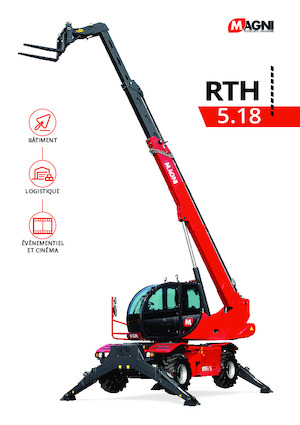 Rotating telehandlers MAGNI RTH 5.18