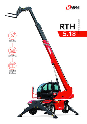Rotating telehandlers MAGNI RTH 5.18