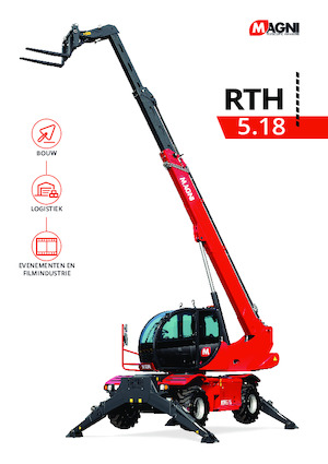 Rotating telehandlers MAGNI RTH 5.18