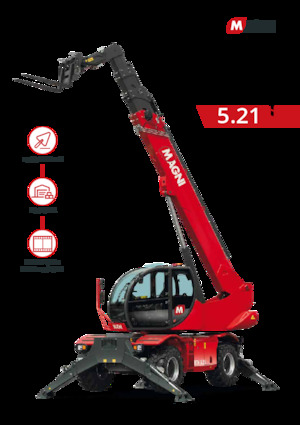 Rotating telehandlers MAGNI RTH 5.21