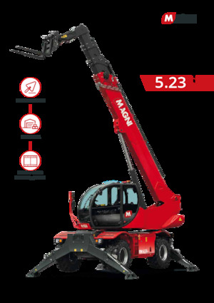 Rotating telehandlers MAGNI RTH 5.23