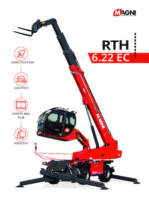 Rotating telehandlers MAGNI RTH 6.22 EC
