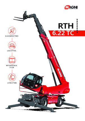 Rotating telehandlers MAGNI RTH 6.22 TC