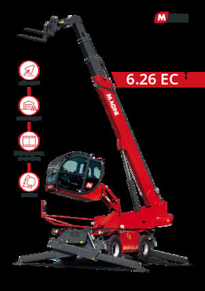 Rotating telehandlers MAGNI RTH 6.26 EC