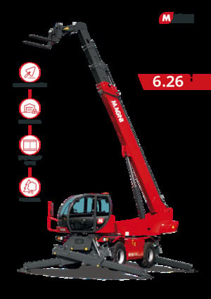 Rotating telehandlers MAGNI RTH 6.26