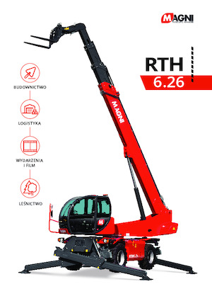 Rotating telehandlers MAGNI RTH 6.26