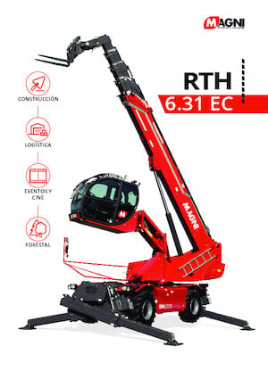 Rotating telehandlers MAGNI RTH 6.31 EC