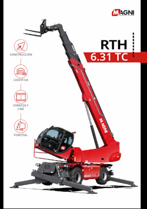 Rotating telehandlers MAGNI RTH 6.31 TC