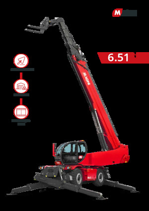 Rotating telehandlers MAGNI RTH 6.51