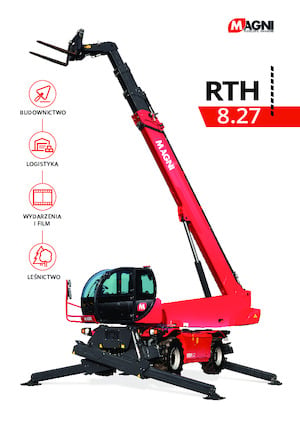 Rotating telehandlers MAGNI RTH 8.27