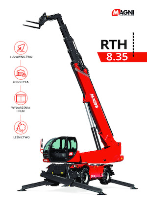 Rotating telehandlers MAGNI RTH 8.35
