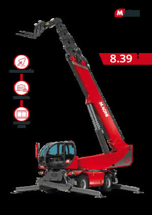 Rotating telehandlers MAGNI RTH 8.39