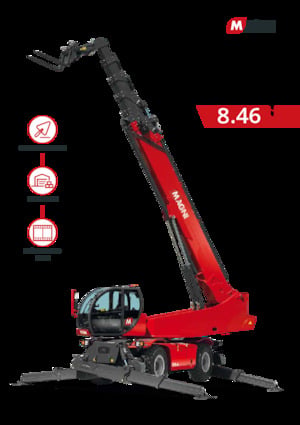 Rotating telehandlers MAGNI RTH 8.46