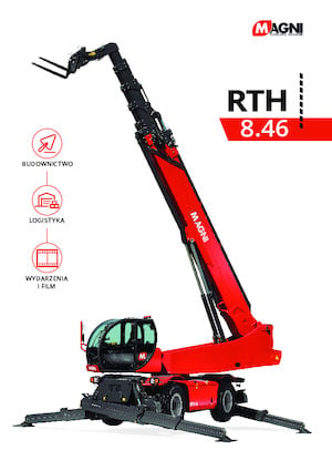 Rotating telehandlers MAGNI RTH 8.46