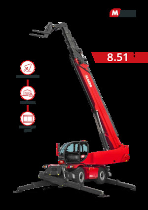 Rotating telehandlers MAGNI RTH 8.51