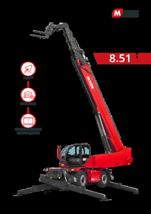 Rotating telehandlers MAGNI RTH 8.51
