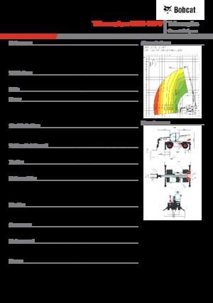Rotating telehandlers Bobcat TR50.180