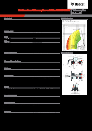 Rotating telehandlers Bobcat TR50.180