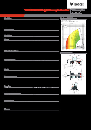 Rotating telehandlers Bobcat TR50.180