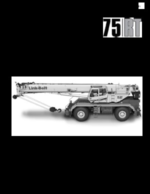 Rough-terrain Cranes Link-Belt 75 RT