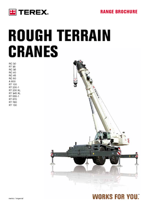 Engebeli Arazi Vinçleri Terex Bendini RC 45 (4x4x4)