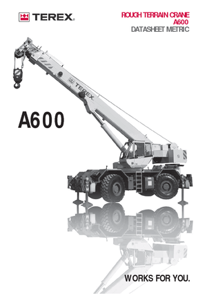 Engebeli Arazi Vinçleri Terex Bendini A 600