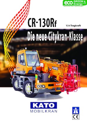 Rough-terrain Cranes Kato CR 130 Rf