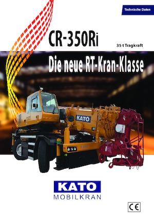 Engebeli Arazi Vinçleri Kato CR 350 Ri