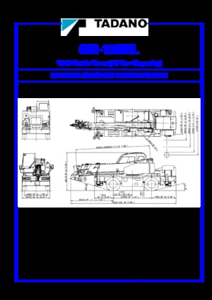 Engebeli Arazi Vinçleri Tadano GR-150XL-3