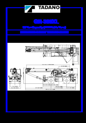 Rough-terrain Cranes Tadano GR-300XL