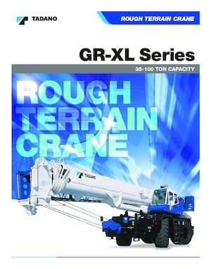 Rough-terrain Cranes Tadano GR-1000XL