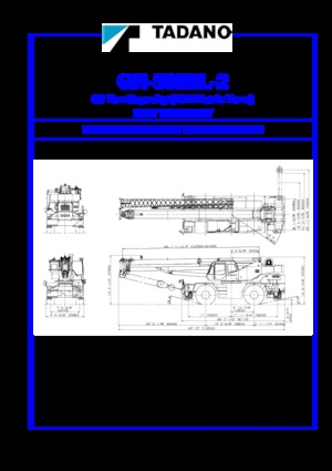 Rough-terrain Cranes Tadano GR-500XL