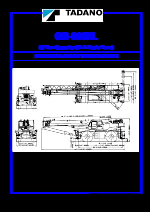 Engebeli Arazi Vinçleri Tadano GR-600XL