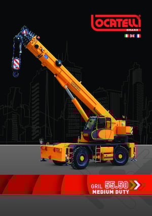Rough-terrain Cranes Locatelli GRIL 55.50