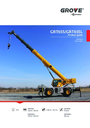 Engebeli Arazi Vinçleri Grove GRT655