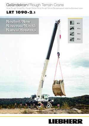 Rough-terrain Cranes Liebherr LRT 1090-2.1