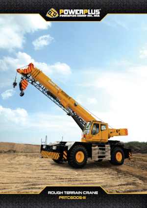 Engebeli Arazi Vinçleri PowerPlus PRTC600S-V